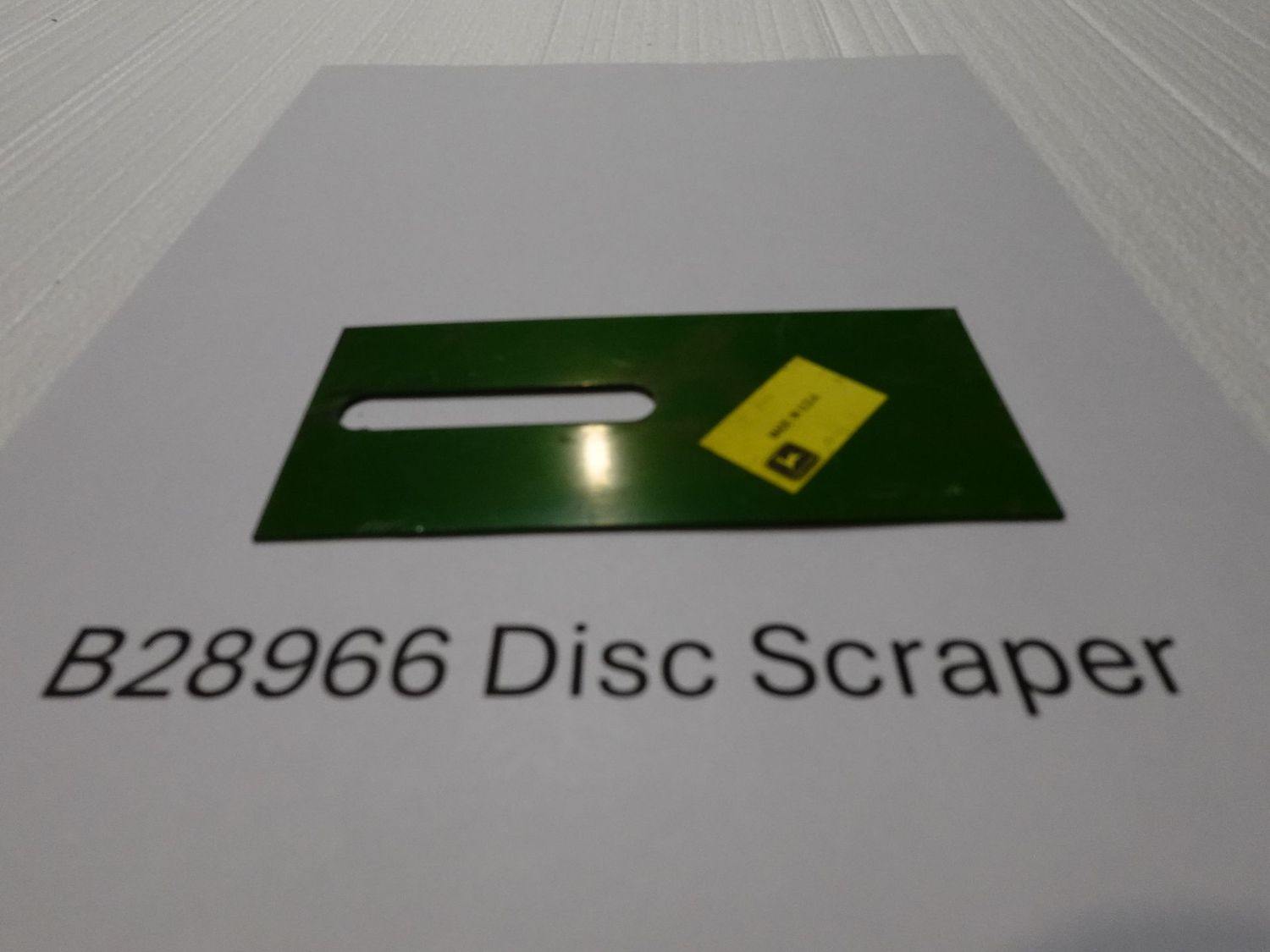NEW Set of B28966 Scraper Blades for Disc Openers for John Deere 71 Planter NEW Set of B28966 Scraper Blades for Disc Openers for John Deere 71 Planter