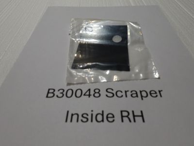 Scraper for inside disc opener RH Scraper for inside disc opener RH