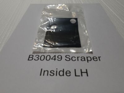 Scraper for inside disc opener LH Scraper for inside disc opener LH