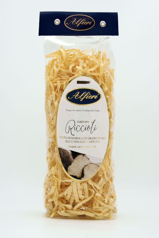 Riccioli - Pasta di semola di grano duro all'uovo con tartufo