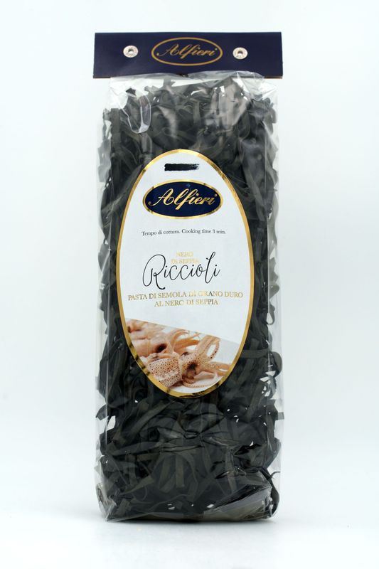 Riccioli - Pasta di semola di grano duro al nero di seppia
