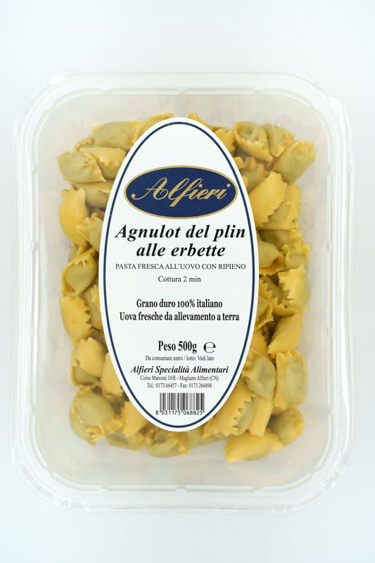 Agnulot del plin alle erbette