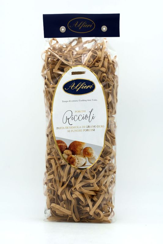 Riccioli - Pasta di semola di grano duro ai funghi porcini
