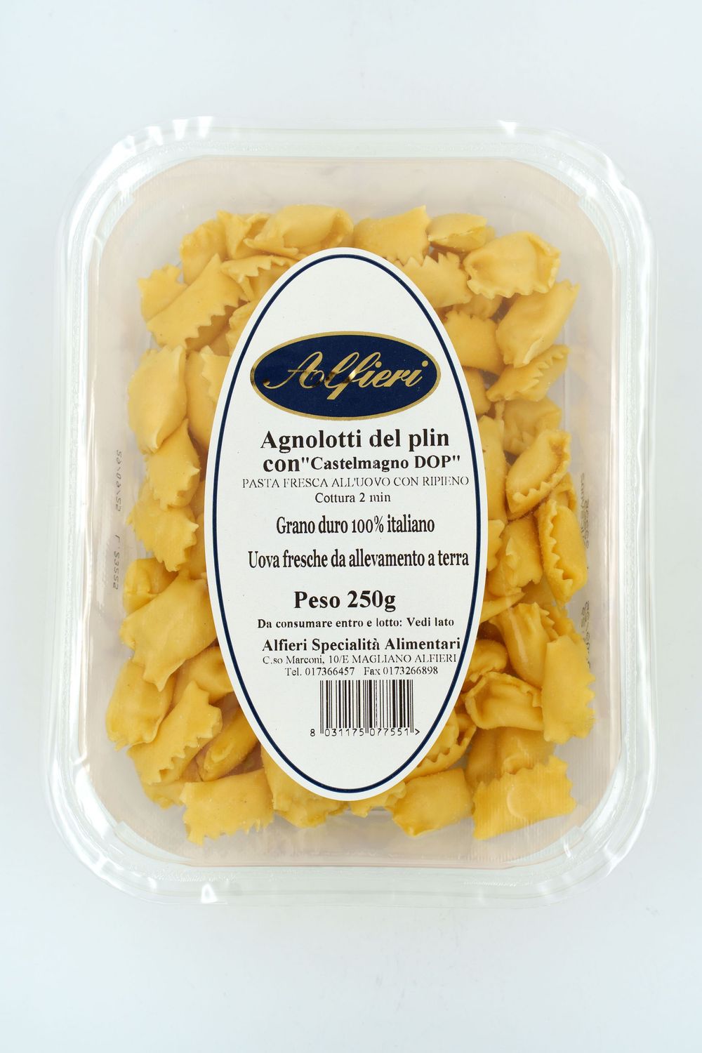 Agnolotti del plin con "Castelmagno DOP"