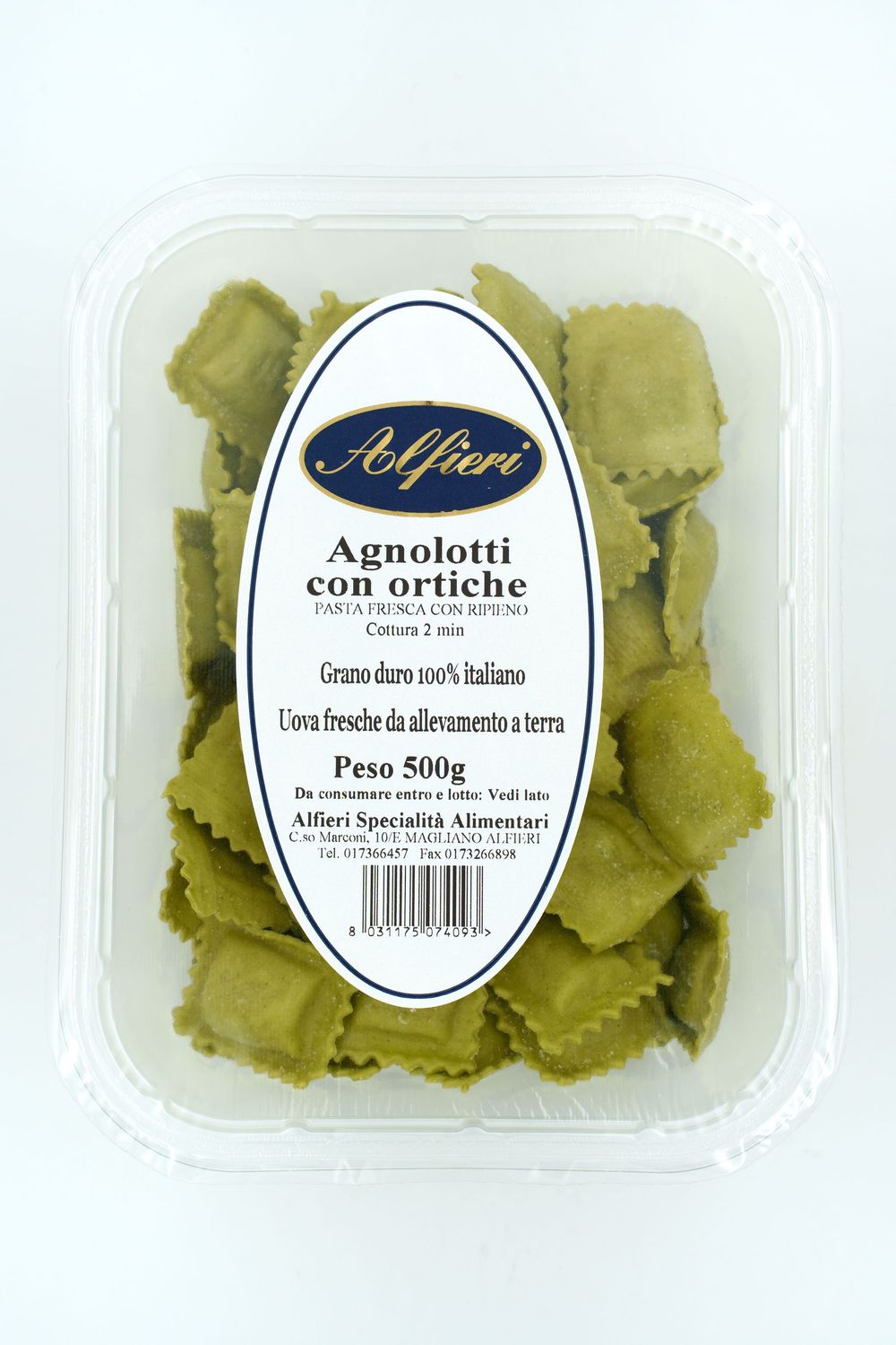 Agnolotti con ortiche