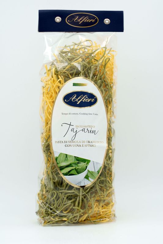 Tajarin - Pasta di semola di grano duro con uova e spinaci