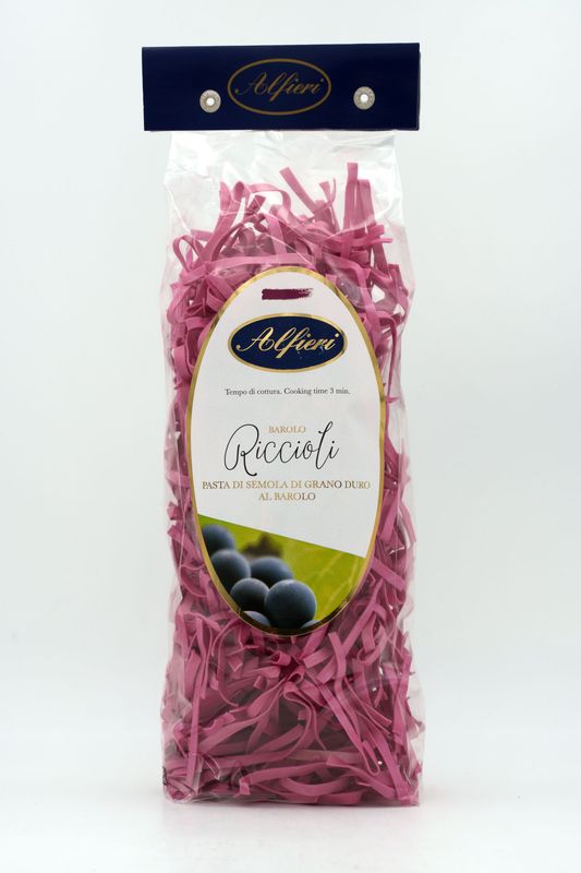 Riccioli - Pasta di semola di grano duro al Barolo