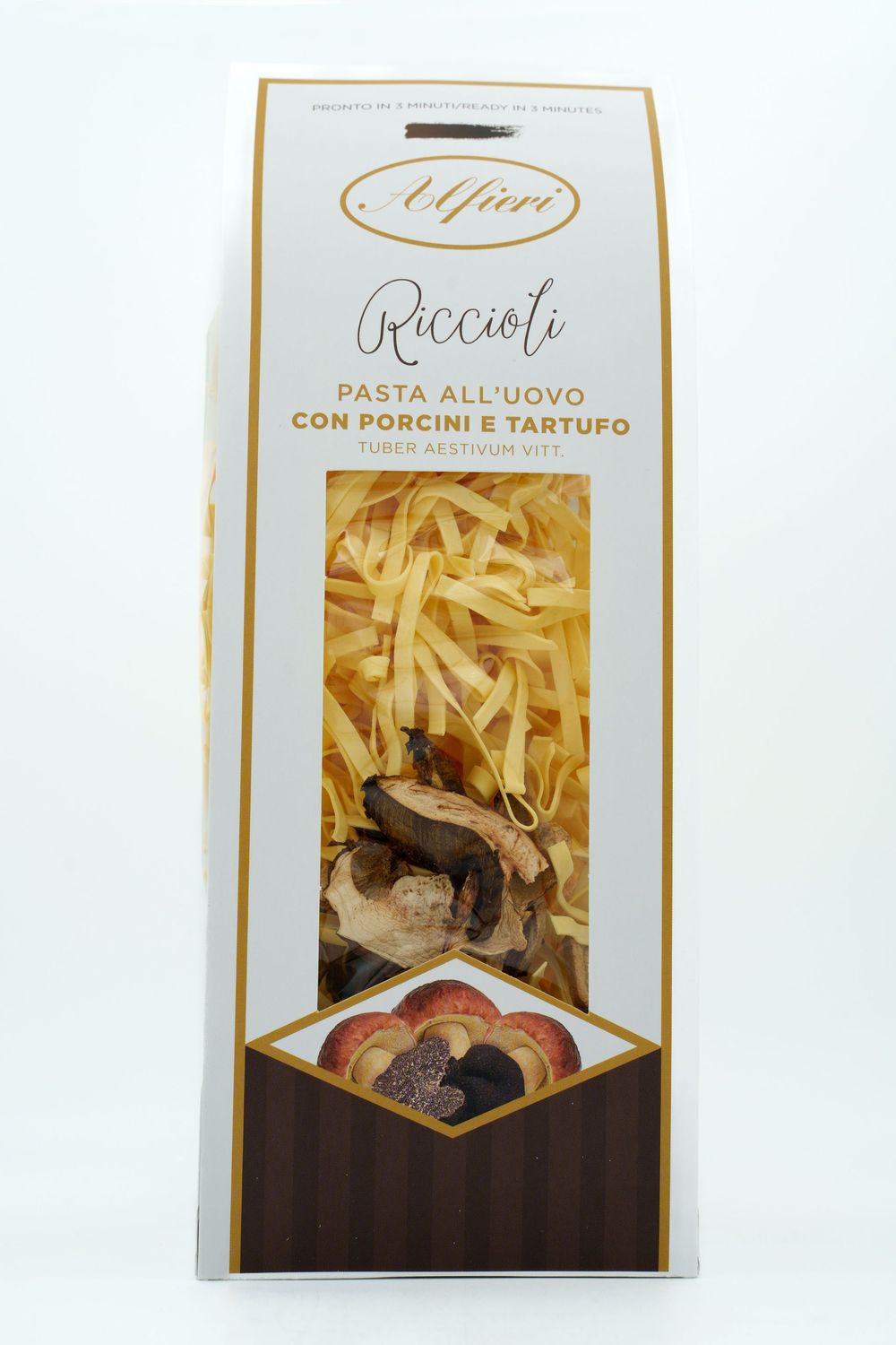 Riccioli - Pasta all'uovo con porcini e tartufo