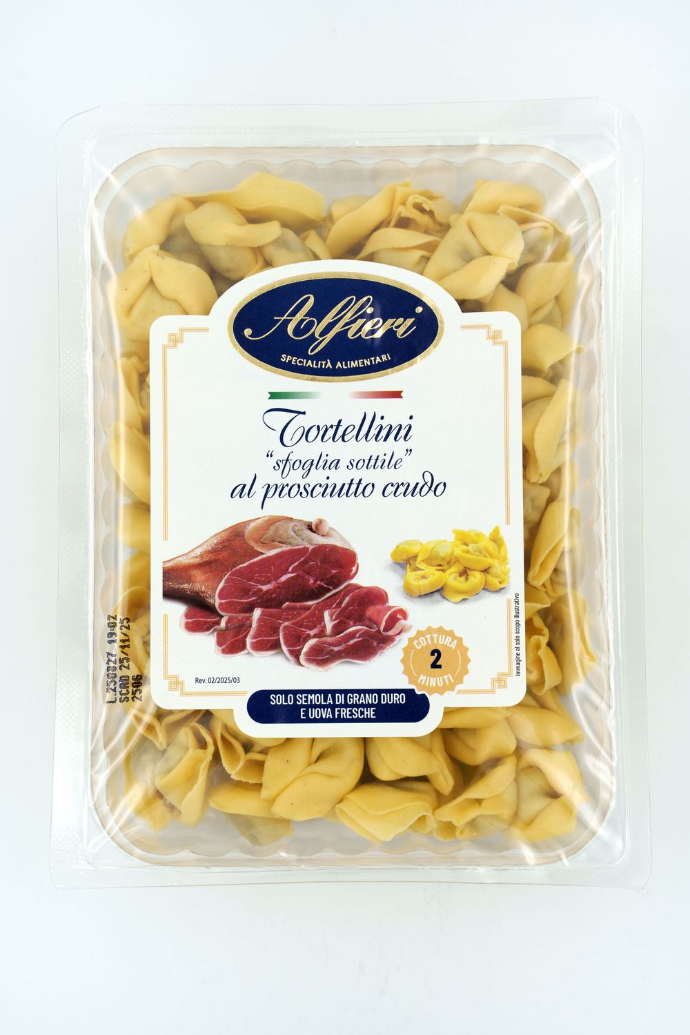 Tortellini "sfoglia sottile" al prosciutto crudo
