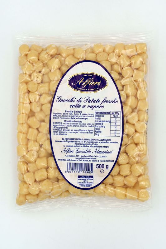 Gnocchi di Patate fresche cotte a vapore