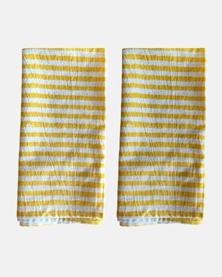 Striped napkins cotton (set 2 stuks)