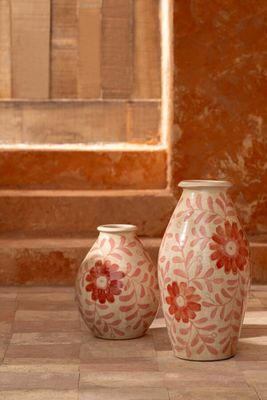 Vaas bloemen patroon