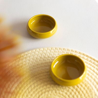 Kom 9,5x3cm mustard / Billie