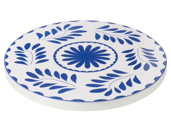 Dienblad  draaiend blauw
