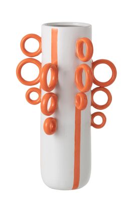 Vaas met oranje ringen