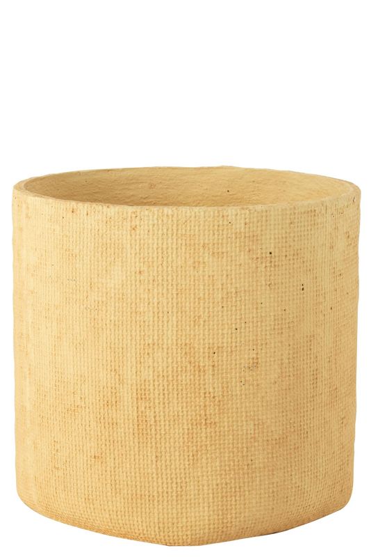 Bloempot Sunny met structuur