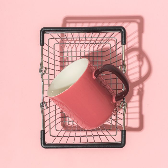 Mae koffietas - Raspberry, Pistachio, Tangerine, Turquoise, Colour: Raspberry