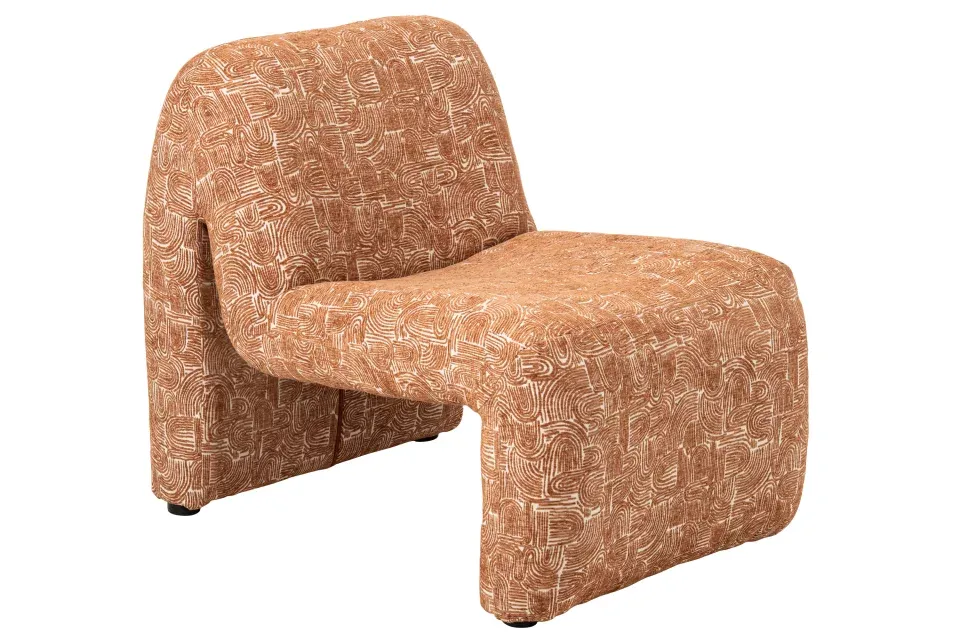 Margo loungezetel – roestbruin