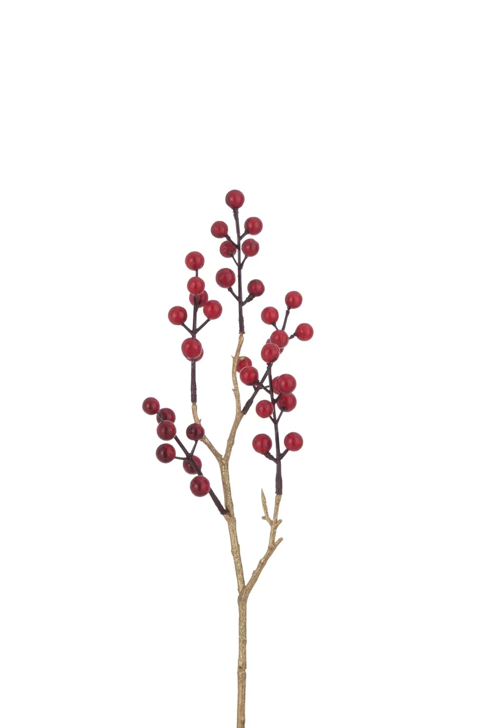 Kunsttak met rode bessen – 50 cm