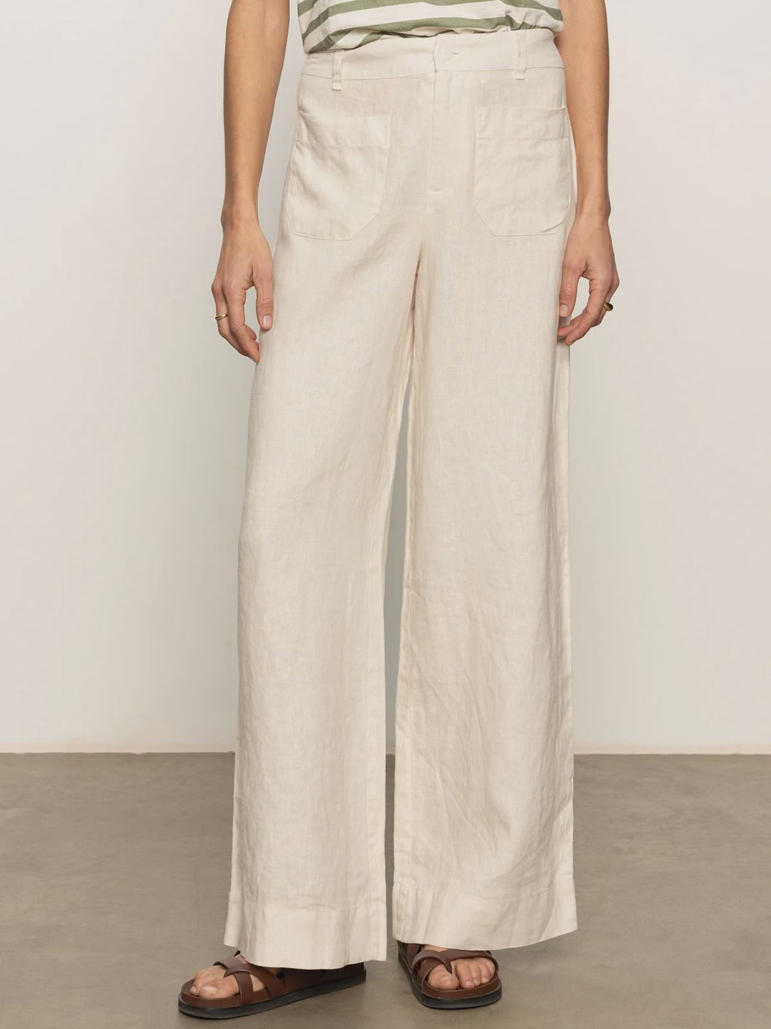 Marine Wide Leg, Color: Birc, Size: 25