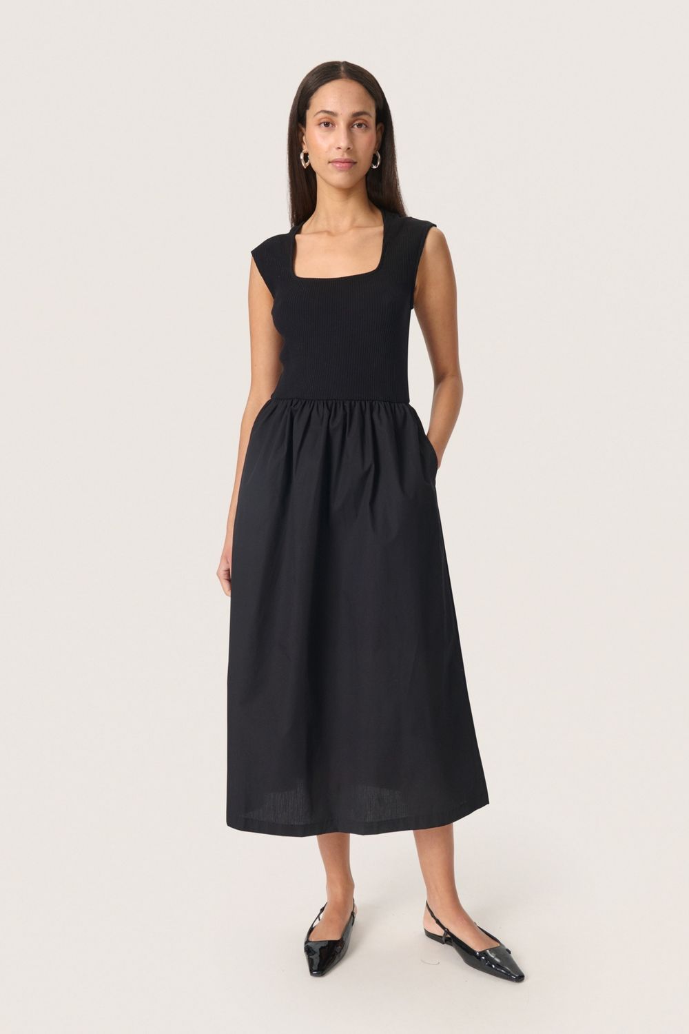 SLSimone Phoebe Dress, Color: Black, Size: S