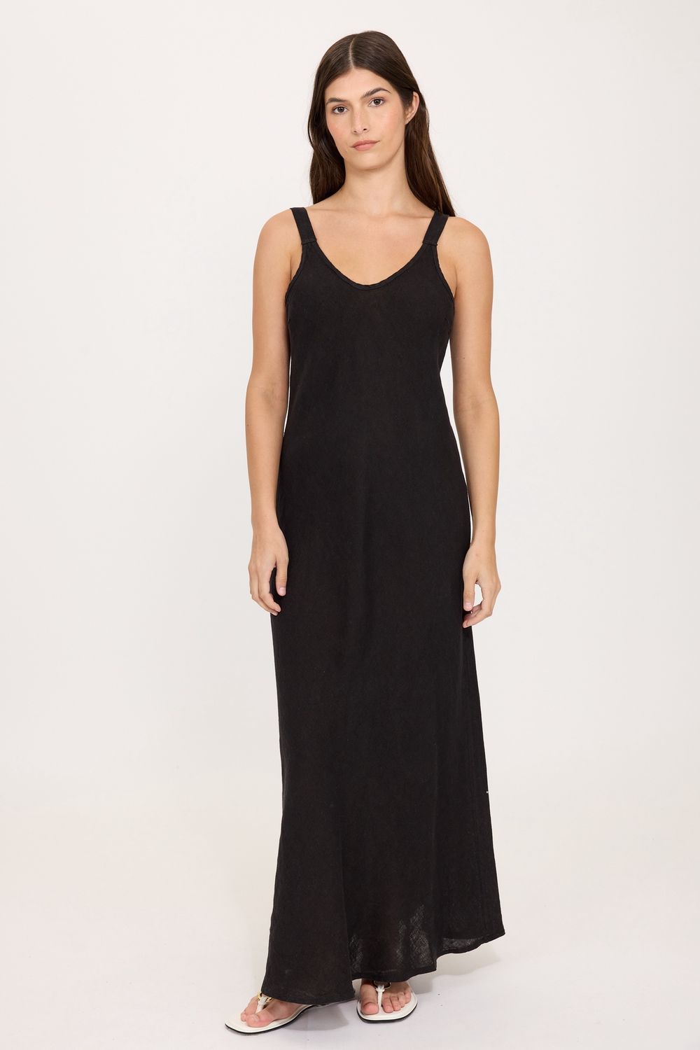 5344 Slip Dress, Color: Blk, Size: XS