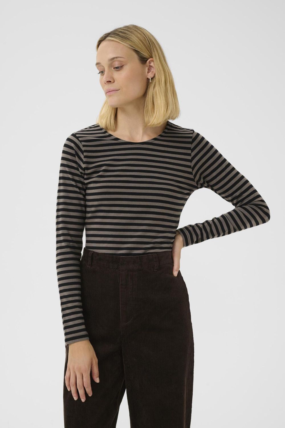 NemajasPW TS, Color: Falcon/Black Stripe, Size: XS