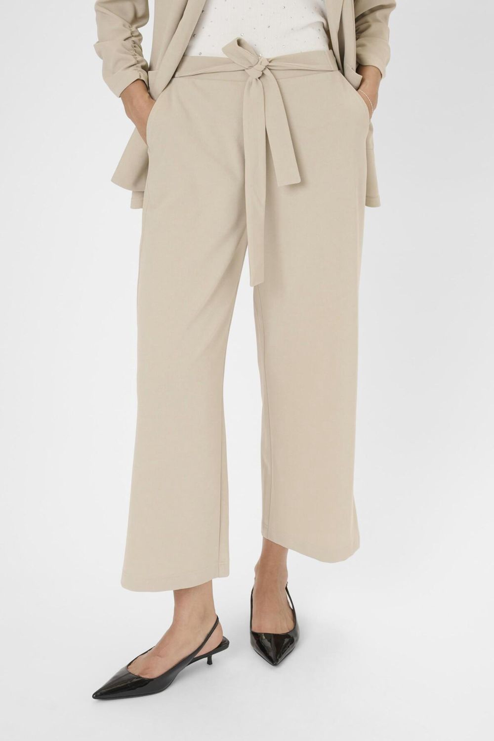 KAphoebe Pants Cropped, Color: Feather Gray, Size: XS