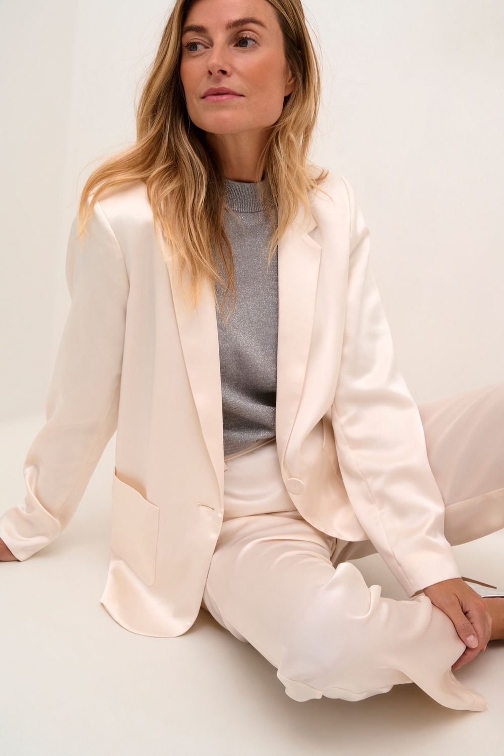 CRCocamia LS Sateen Blazer
