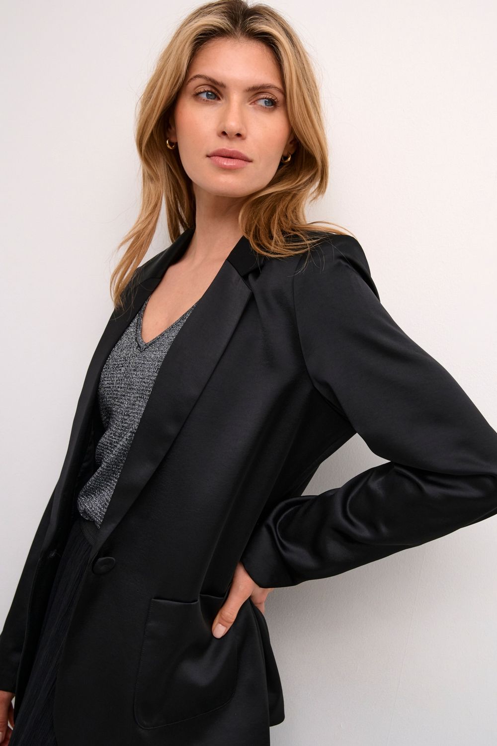 CRCocamia LS Sateen Blazer