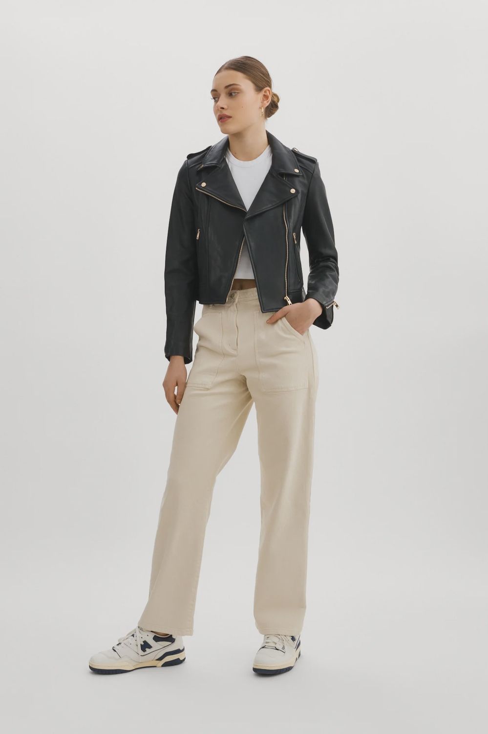 Donna Leather Jkt