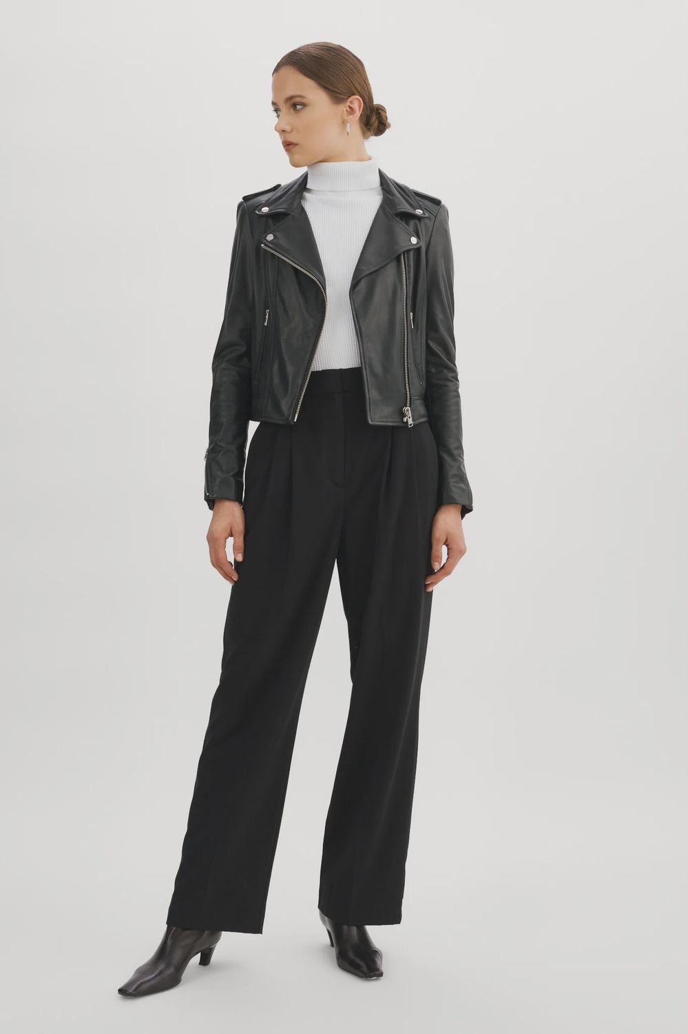 Donna Leather Jkt
