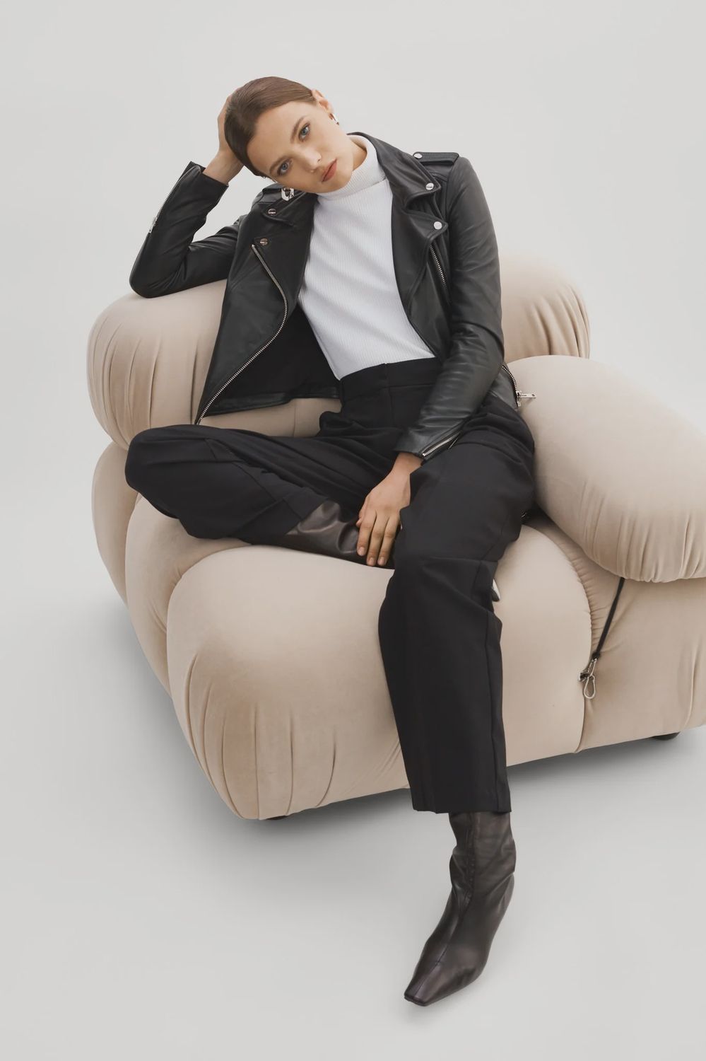 Donna Leather Jkt