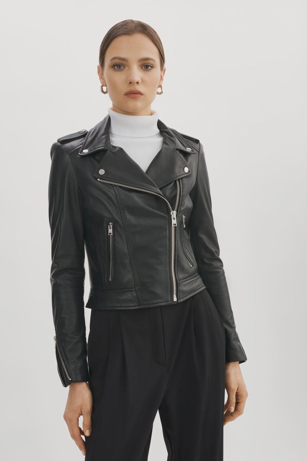 Donna Leather Jkt