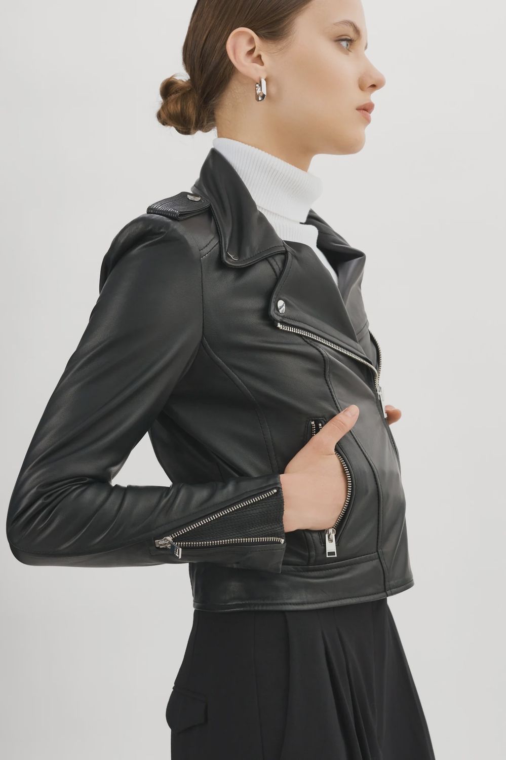 Donna Leather Jkt