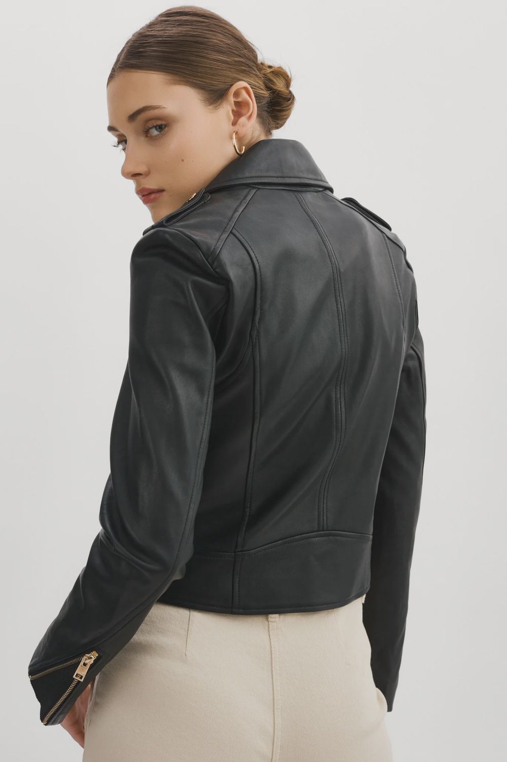 Donna Leather Jkt