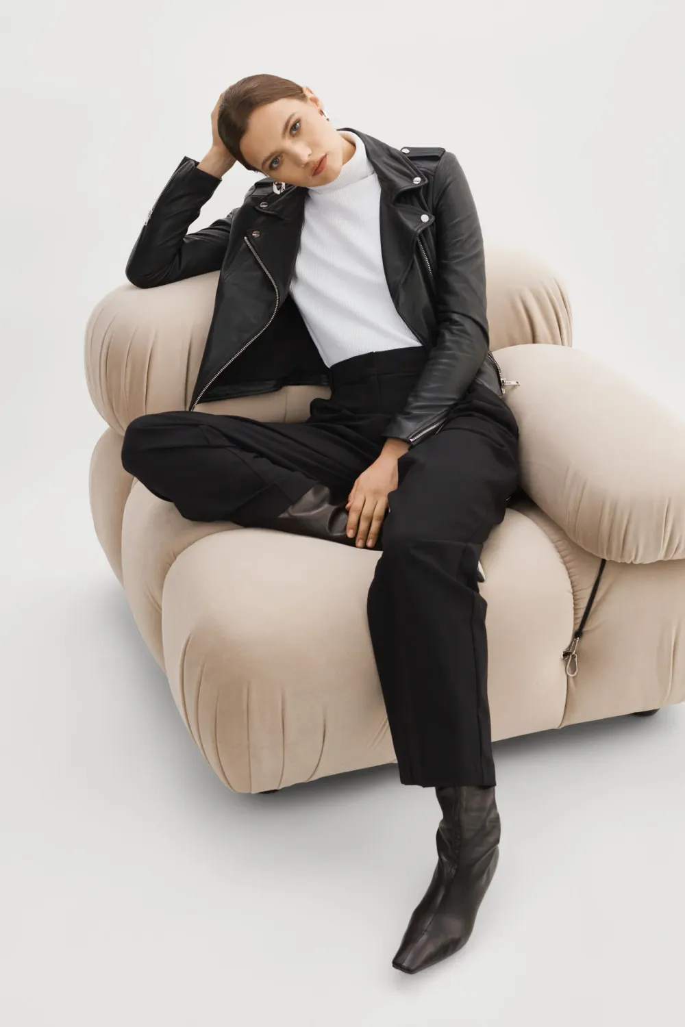Donna Leather Jkt