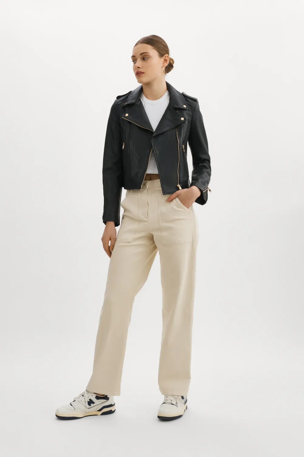 Donna Leather Jkt