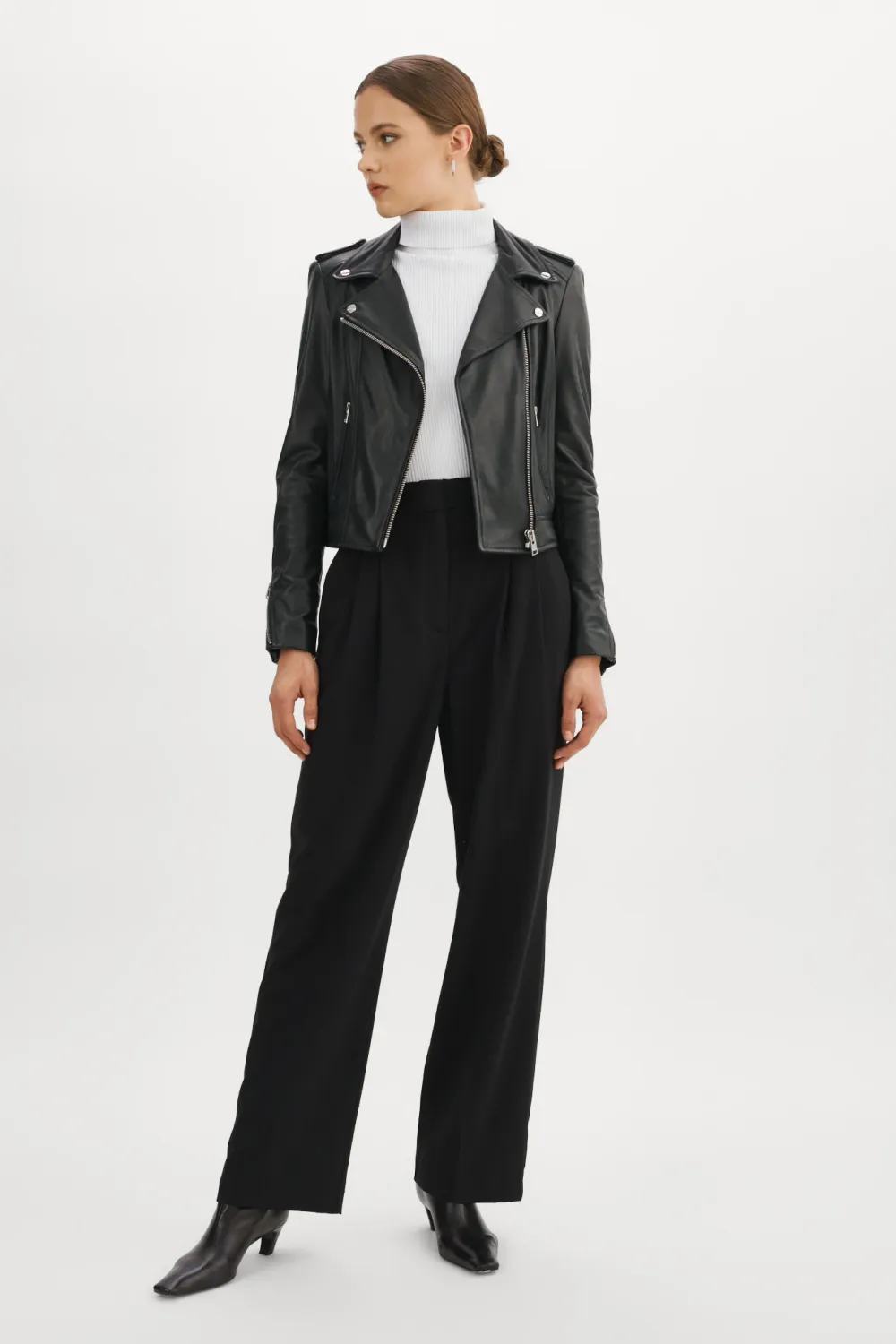 Donna Leather Jkt
