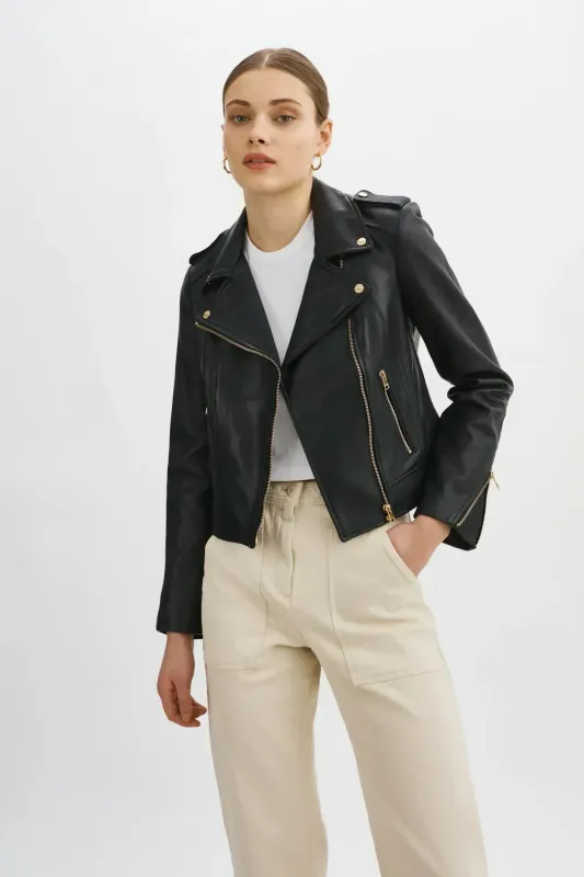 Donna Leather Jkt