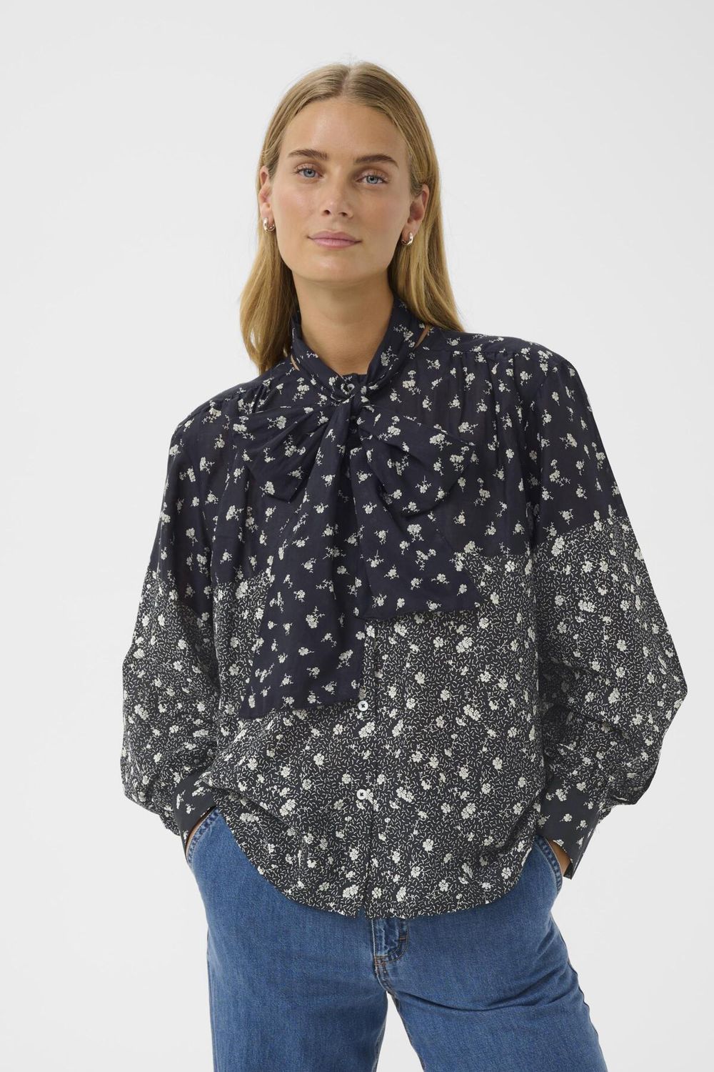 YaninaPW BL, Color: Dark Navy Fragile Print, Size: 34