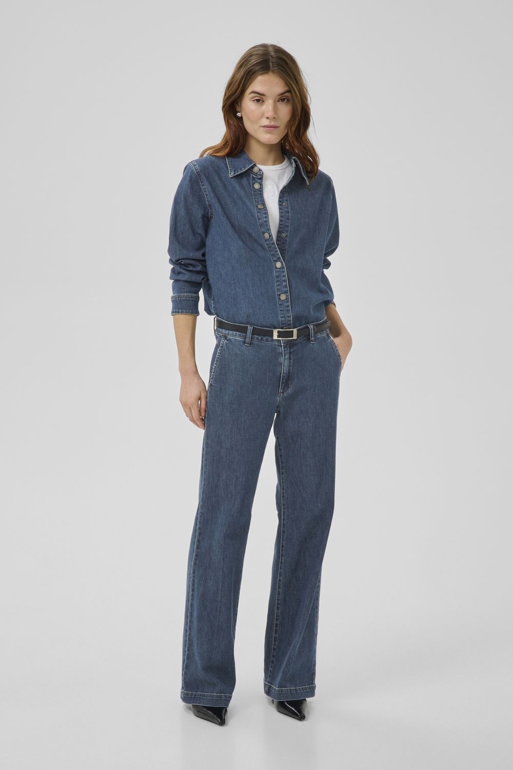 JEANS WIDE 30 THE LARA 115