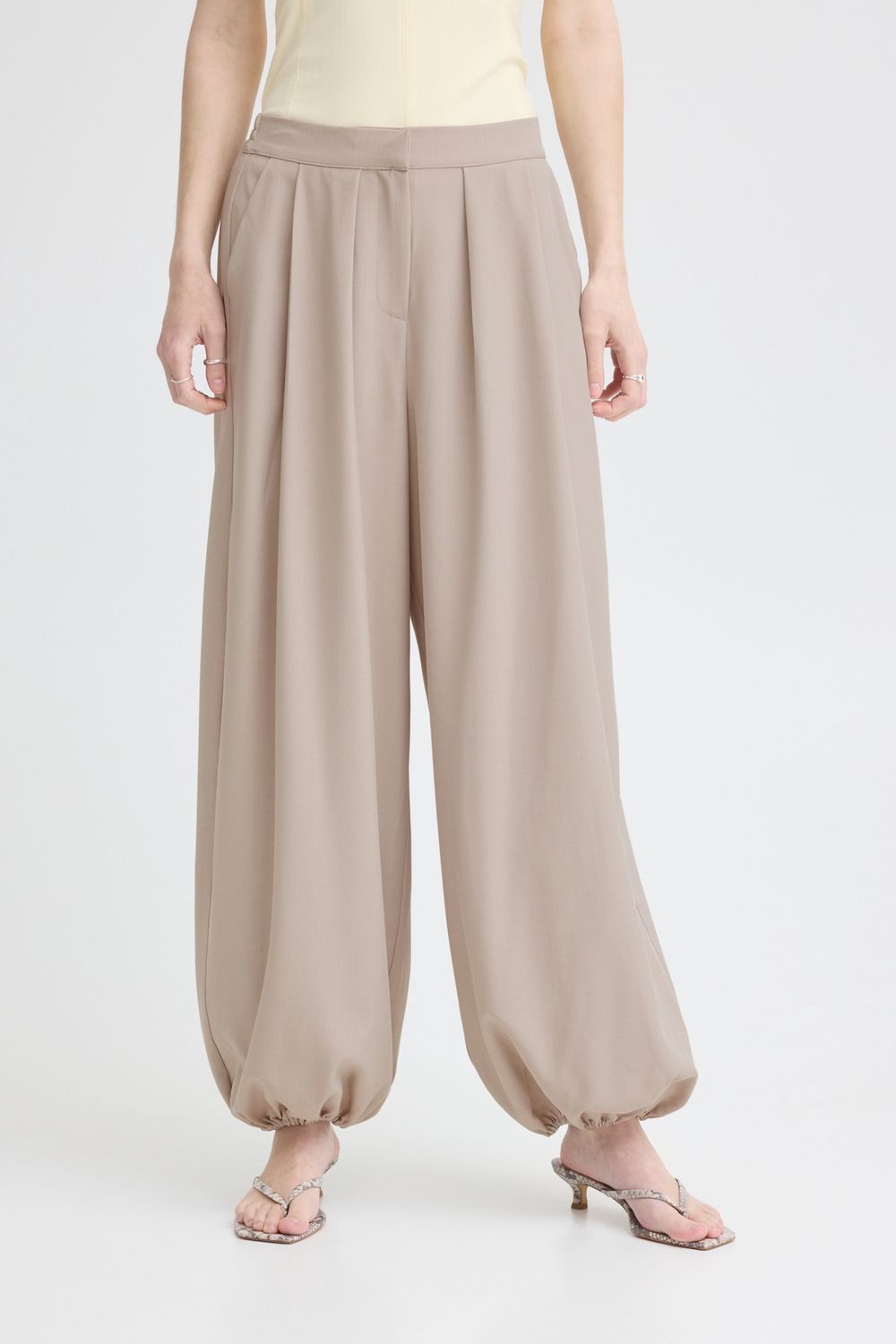 IHFAVA HAREM PA, Color: DOVE MELANGE, Size: 36
