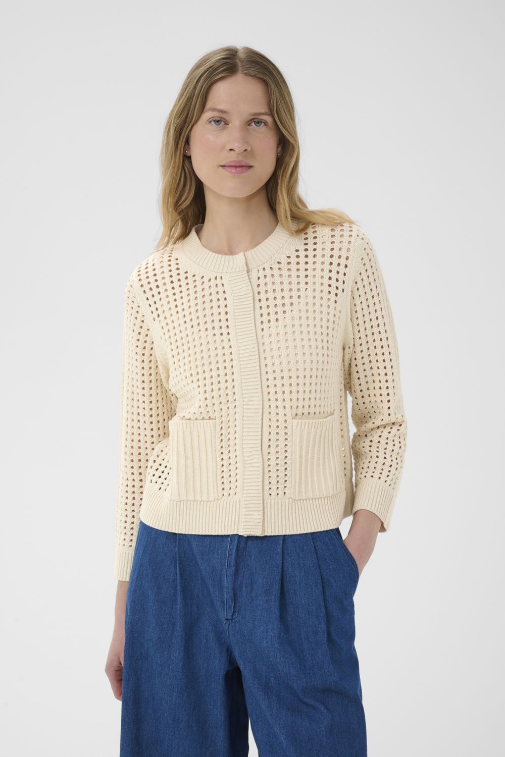 DenizePW Cardigan, Color: Whitecap Gray, Size: XS