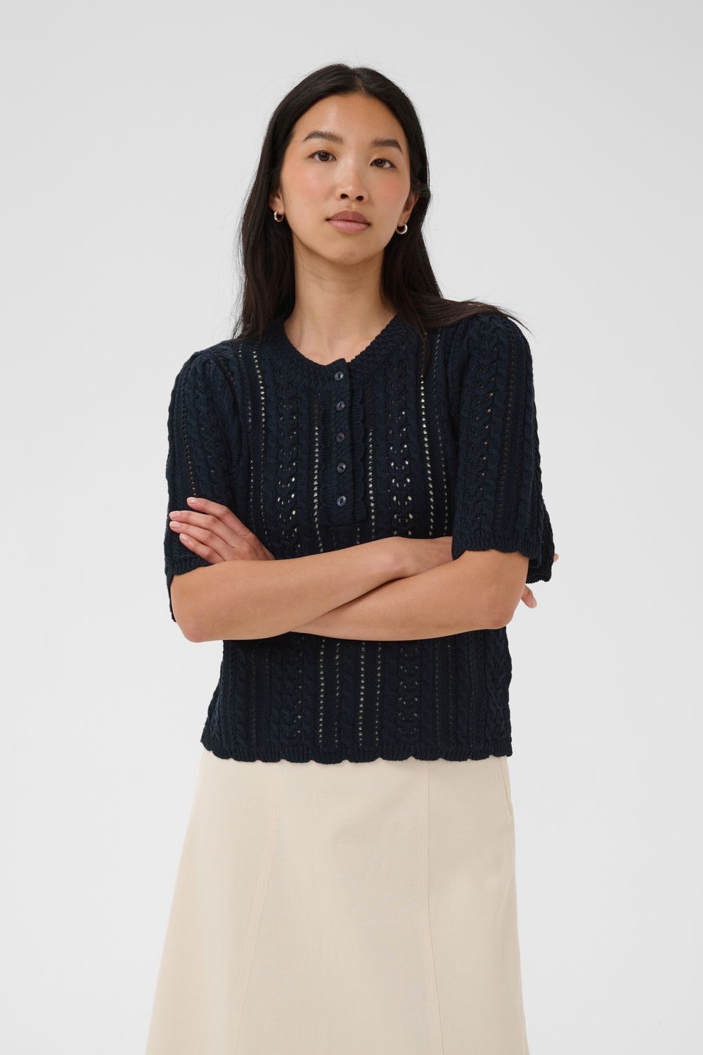 DarnellaPW Pullover, Color: Dark Navy, Size: XS