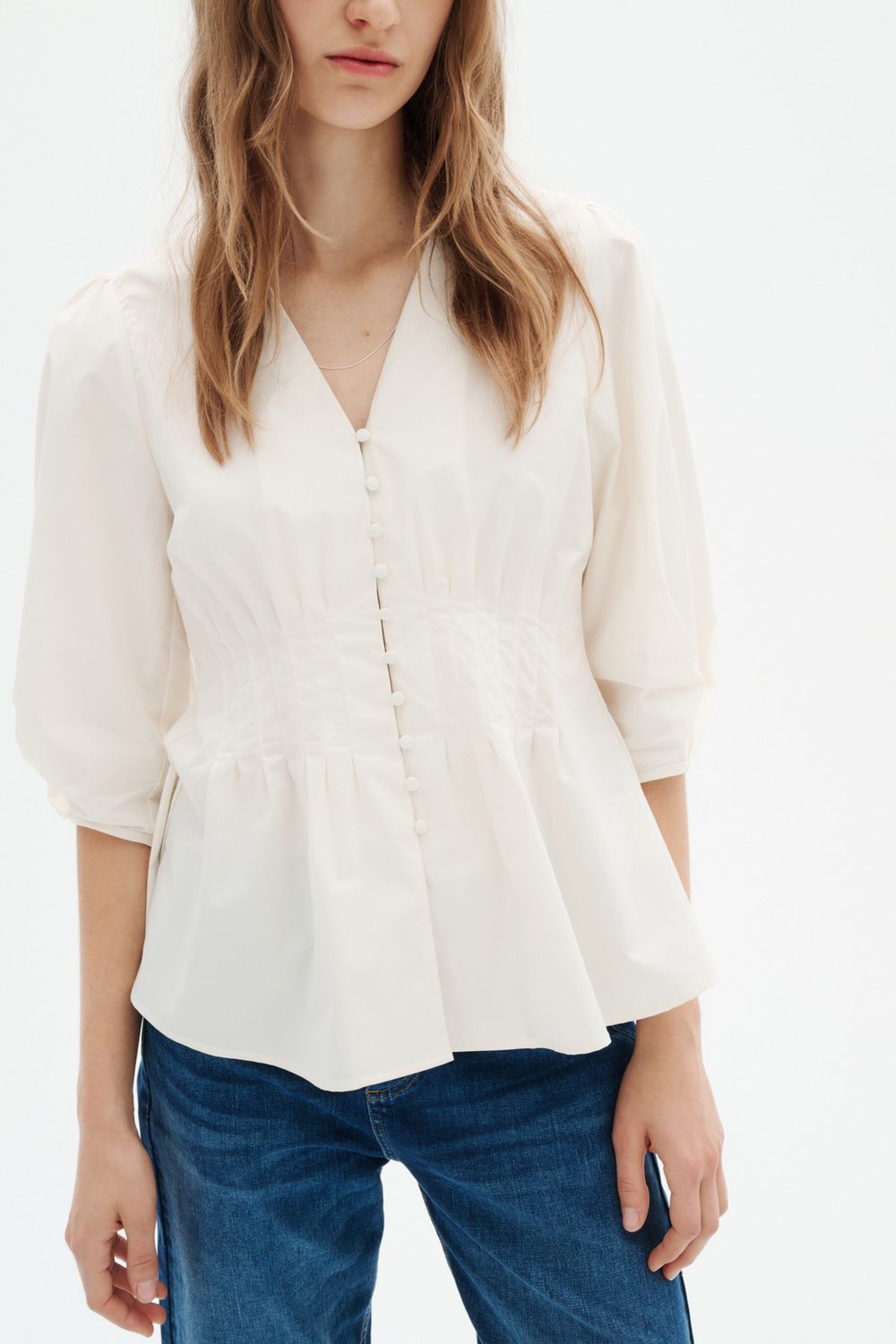 HAZEIW FITTED BLOUSE