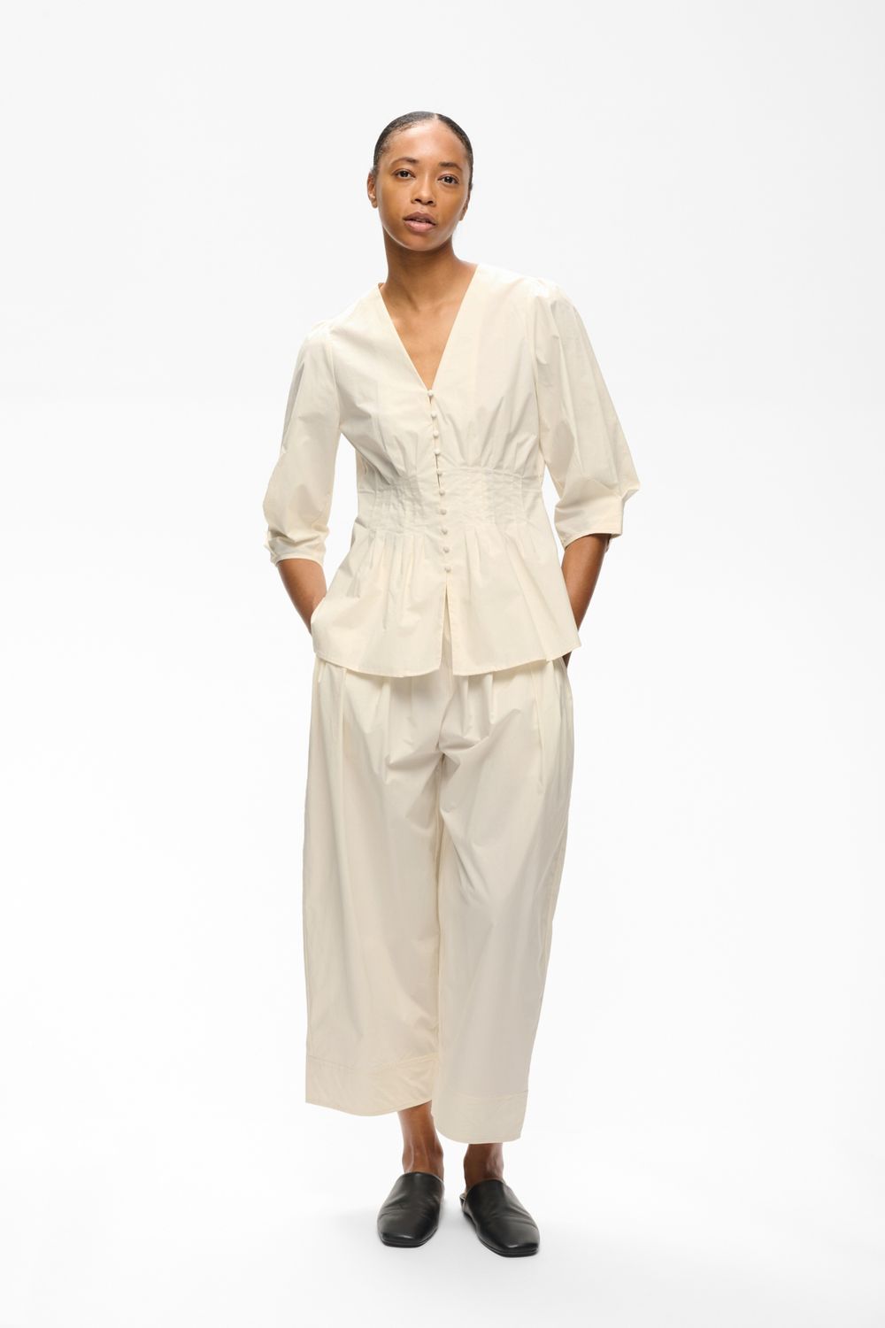 HAZEIW FITTED BLOUSE