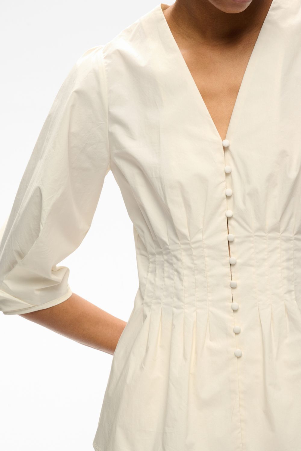 HAZEIW FITTED BLOUSE