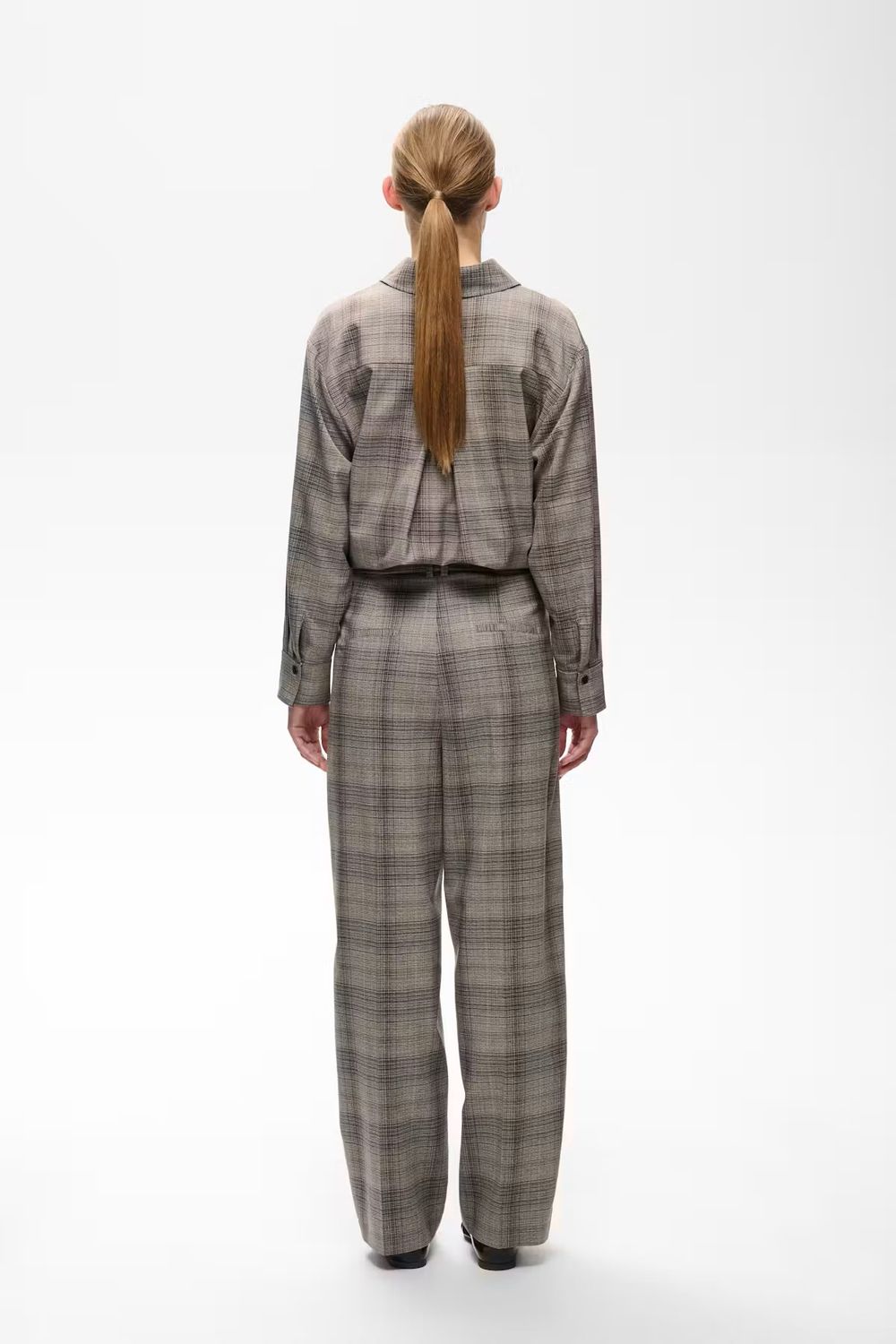 CHECKIEIW STRAIGHT PANT