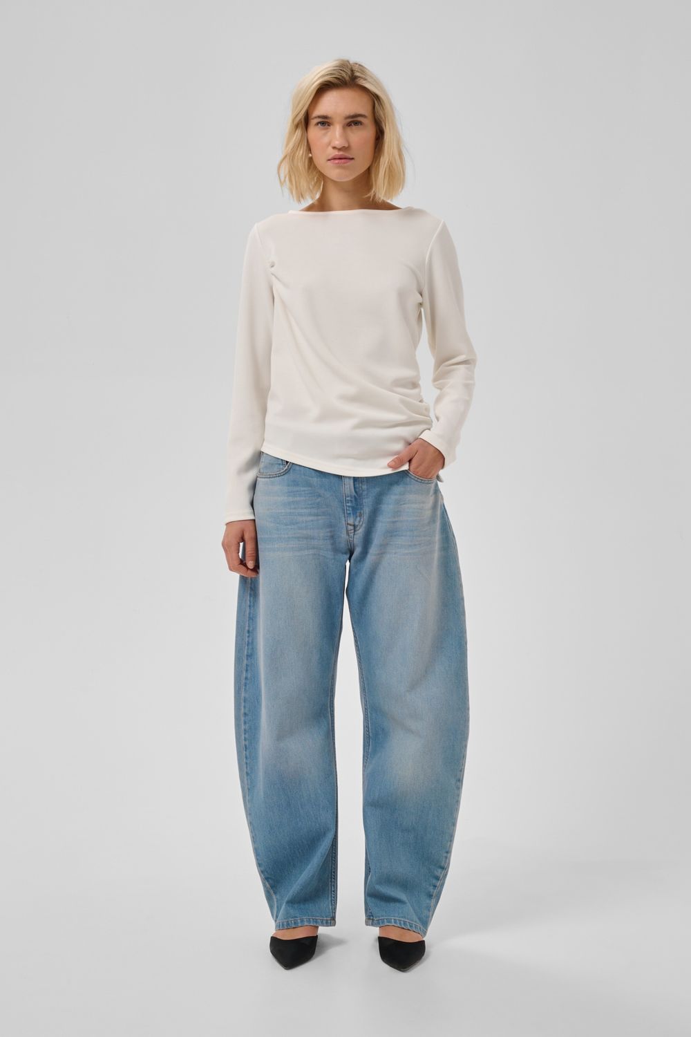MWHelle Asymmetric Blouse
